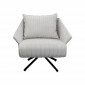 Fauteuil pivotant Milo velours beige Kare Design|Fauteuil / Chauffeuse|Kare
