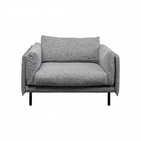 Fauteuil Pola gris Kare Design|Fauteuil / Chauffeuse|Kare