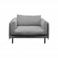 Fauteuil Pola gris Kare Design|Fauteuil / Chauffeuse|Kare