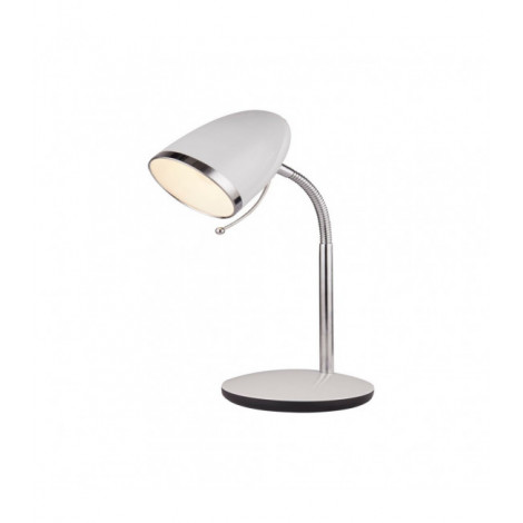 Lampe de table Boston Acier Chrome 1 ampoule 37cm|Lampes à poser|Luminaire Center
