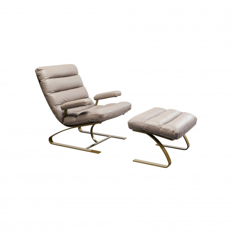 Fauteuil et repose-pieds Novel Kare Design|Fauteuil / Chauffeuse|Kare