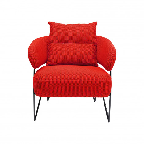 Fauteuil Peppo rouge Kare Design|Fauteuil / Chauffeuse|Kare