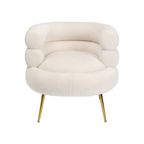 Fauteuil Livelli crème Kare Design|Fauteuil / Chauffeuse|Kare