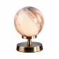 Lampe de table globe Esben Laiton antique,verre 1 ampoule 17cm|Lampes à poser|Luminaire Center