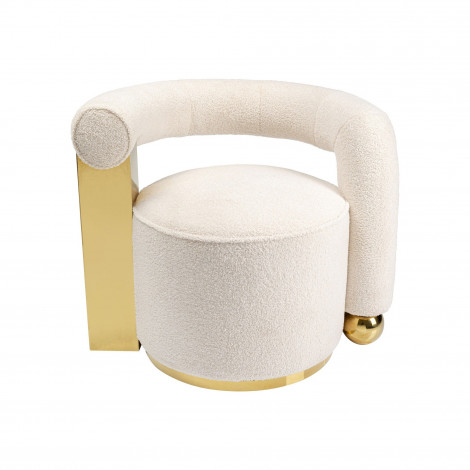 Fauteuil Amuse crème Kare Design|Fauteuil / Chauffeuse|Kare