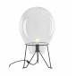 Lampe de table Azuma 1 ampoule Verre,structure métallique Transparent|Lampes à poser|Luminaire Center