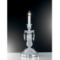 Lampe Design Louvre 1 ampoule Verre Chrome|Lampes à poser|Luminaire Center