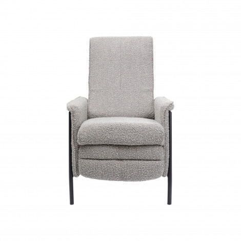 Fauteuil relax Lazy gris Kare Design|Fauteuil / Chauffeuse|Kare