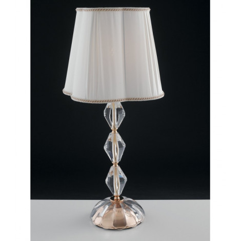 Lampe de table Riflesso 1 ampoule Cristal Or|Lampes à poser|Luminaire Center