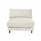 Fauteuil Discovery velours crème Kare Design|Fauteuil / Chauffeuse|Kare