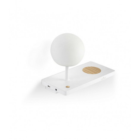 Lampe de table Niko blanc mat 22 Cm|Lampes à poser|Luminaire Center