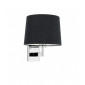 Lampe avec abat jour Artis Corps Acier,Tissu 22 Cm|Lampes à poser|Luminaire Center