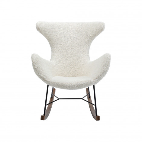 Fauteuil à bascule Balance blanc Kare Design|Fauteuil / Chauffeuse|Kare