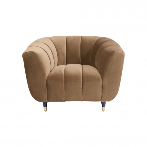Fauteuil Spectra velours marron Kare Design|Fauteuil / Chauffeuse|Kare