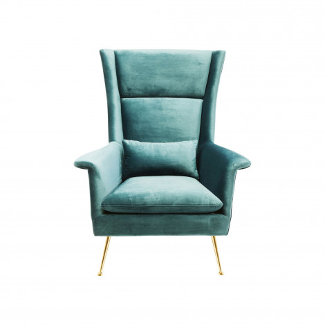 Fauteuil Vegas Forever bleu-vert Kare Design|Fauteuil / Chauffeuse|Kare