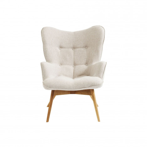 Fauteuil Vicky écru Kare Design|Fauteuil / Chauffeuse|Kare