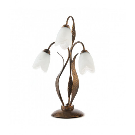 Lampe de table SONIA Verre,Métal|Lampes à poser|Luminaire Center