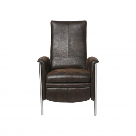 Fauteuil relax Lazy marron Kare Design|Fauteuil / Chauffeuse|Kare