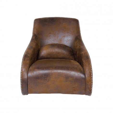 Fauteuil à bascule Swing Ritmo Vintage marron Kare Design|Fauteuil / Chauffeuse|Kare