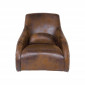 Fauteuil à bascule Swing Ritmo Vintage marron Kare Design|Fauteuil / Chauffeuse|Kare