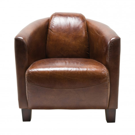 Fauteuil Cigar Lounge cuir vintage Kare Design|Fauteuil / Chauffeuse|Kare