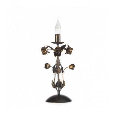 Lampe de table CAROLINA Candle Métal Bronze|Lampes à poser|Luminaire Center