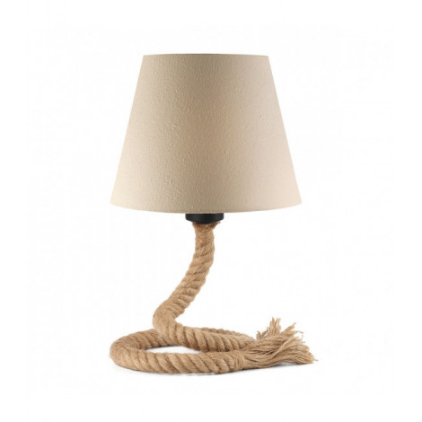 Lampe de table CORDA-MAULI Métal,Tissu,Corde|Lampes à poser|Luminaire Center