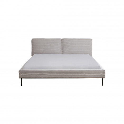 Lit East Side Cord côtelé gris Kare Design|Lit Adulte|Kare