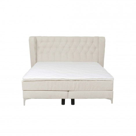 Lit Boxspring Benito Moon crème Kare Design|Lit Adulte|Kare