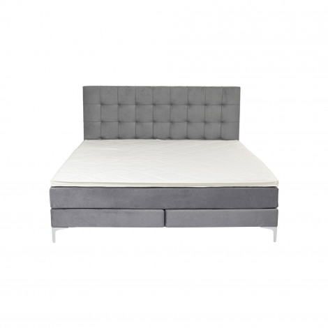 Lit Boxspring Benito Star gris Kare Design|Lit Adulte|Kare