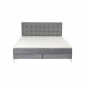 Lit Boxspring Benito Star gris Kare Design|Lit Adulte|Kare