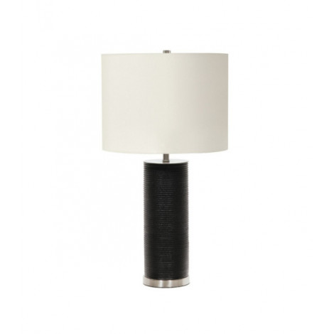 Lampe de table Ripple Porcelaine Noir|Lampes à poser|Luminaire Center