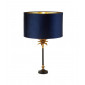 Lampe de table Palm Acier doux Noir mat, laiton antique|Lampes à poser|Luminaire Center