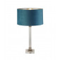 Lampe de table Scarborough Acier doux,cristal Nickel satiné|Lampes à poser|Luminaire Center