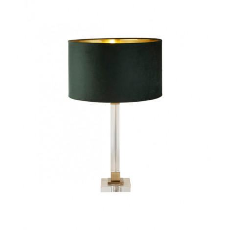 Lampe de table Scarborough Acier doux,cristal Laiton|Lampes à poser|Luminaire Center