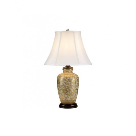 Lampe de table Gold Porcelaine Or|Lampes à poser|Luminaire Center