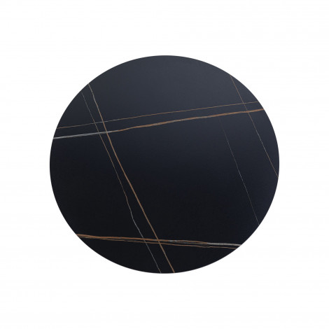 Plateau de table Invitation rond grès noir Kare Design|Table|Kare