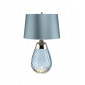 Lampe de table Lena Verre Verre teinté bleu / Nuance Bleu Canard|Lampes à poser|Luminaire Center