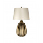 Lampe de table Newham Céramique Céramique Bronze / Abat-jour Perle|Lampes à poser|Luminaire Center