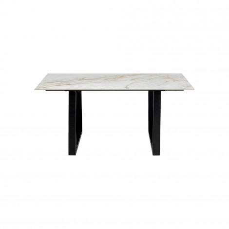 Table Eternity blanche et noire 160x80cm Kare Design|Table|Kare