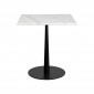 Table Bistrot Capri marbre blanc 70x70cm Kare Design|Table|Kare