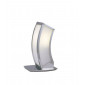 Lampe de table Duna Chrome poli, blanc|Lampes à poser|Luminaire Center