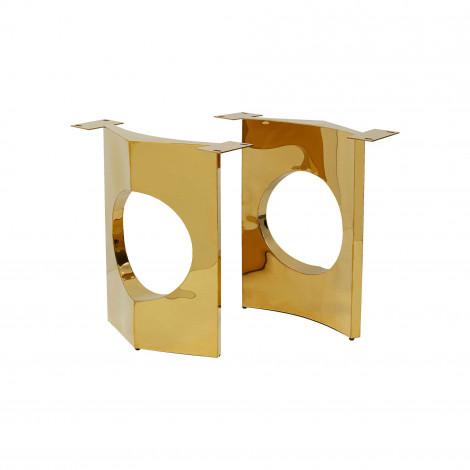 Pieds de table Tavola Oho dorés set de 2 Kare Design|Table|Kare