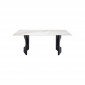 Table Eternity Oho blanche et noire 180x90cm Kare Design|Table|Kare