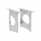 Pieds de table Tavola Oho chromés set de 2 Kare Design|Table|Kare