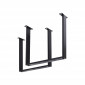 Pieds de table Tavola noirs set de 2 Kare Design|Table|Kare