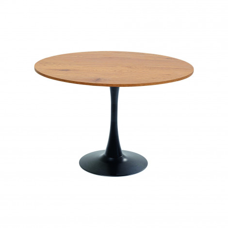 Table Schickeria 110cm chêne et noire Kare Design|Table|Kare