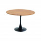 Table Schickeria 110cm chêne et noire Kare Design|Table|Kare