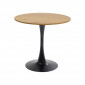 Table Schickeria 80cm chêne et noire Kare Design|Table|Kare