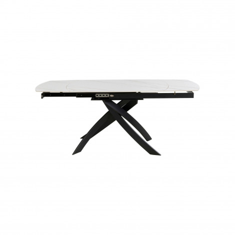 Table à rallonges Twist 180x90cm blanche Kare Design|Table|Kare